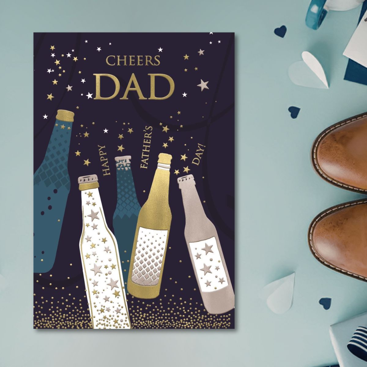 Dad Father's Day Card - Joy Cheers & Beers
