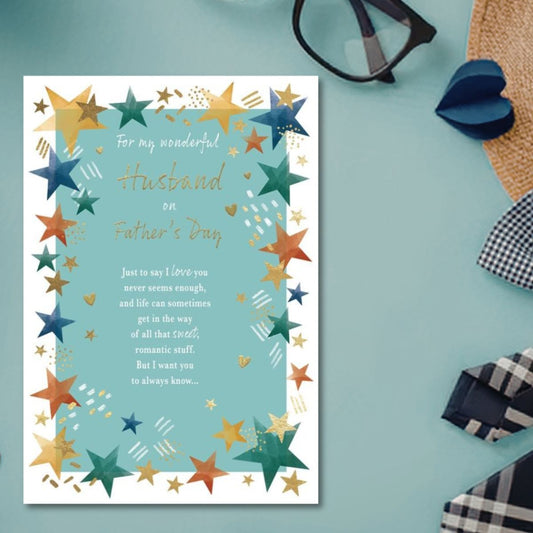 Husband Father's Day Card - Most Especially For You