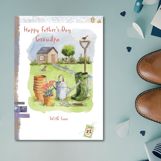 Grandpa Father's Day Card - Off Grid Gardening