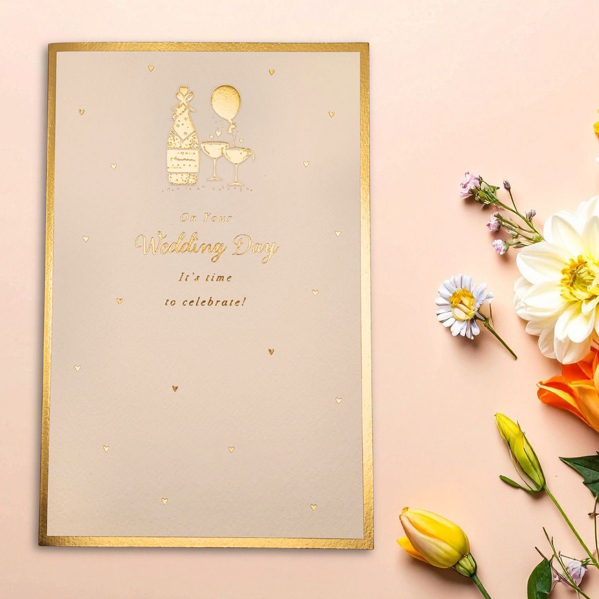 Wedding Day Card - Time To Celebrate!