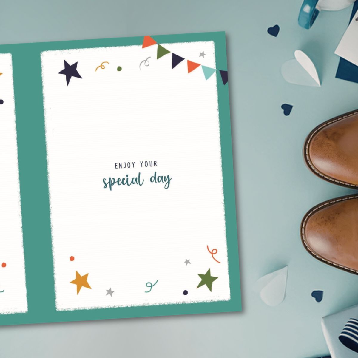 Dad Father's Day Card - Stars & Bunting