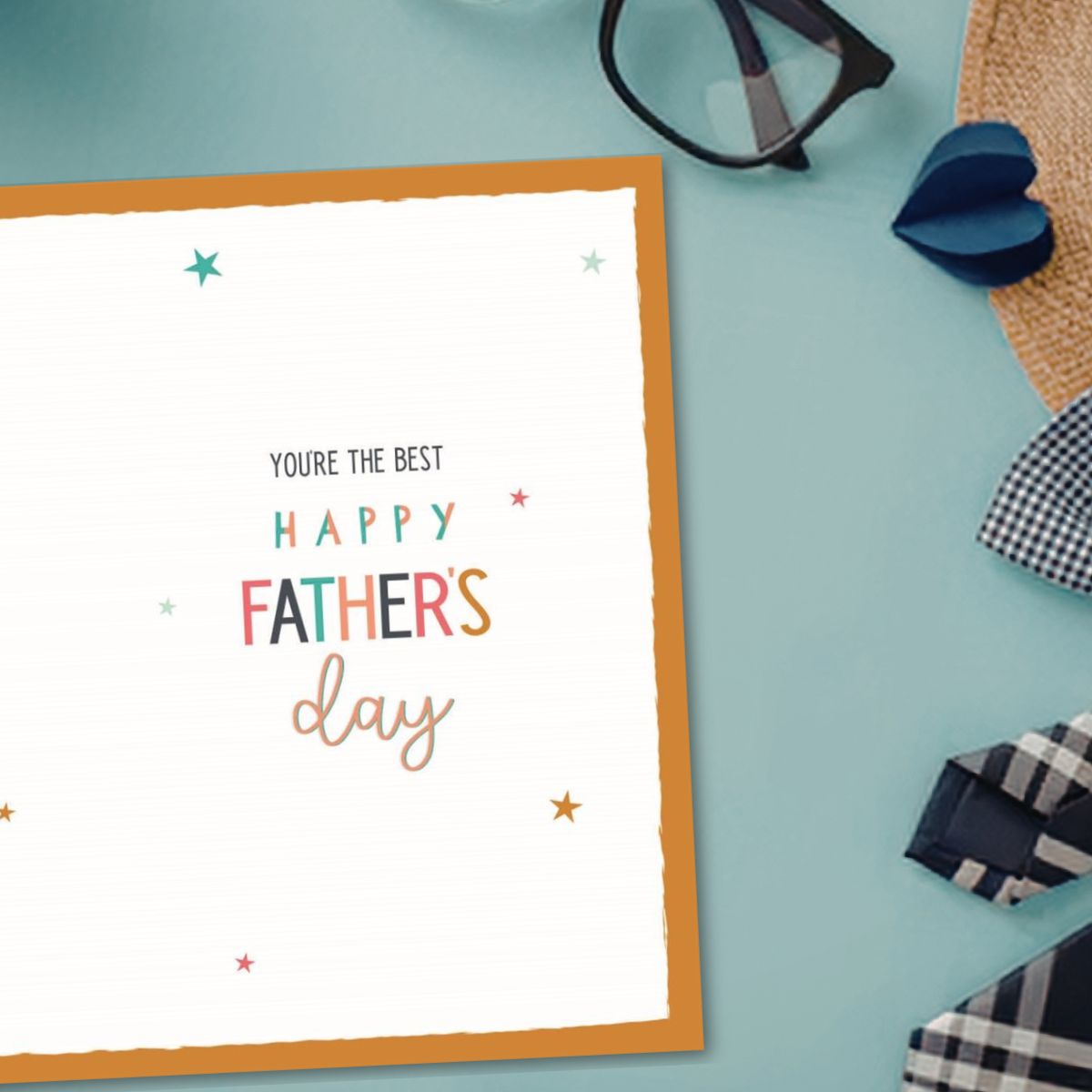 Just Like A Dad Father's Day Card - Coloured Text
