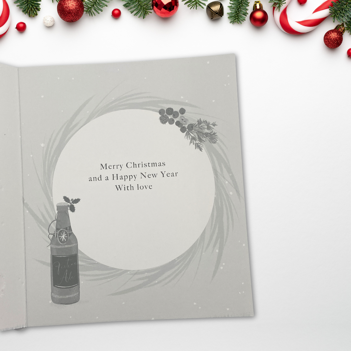 Son Christmas Card - Cheers To You