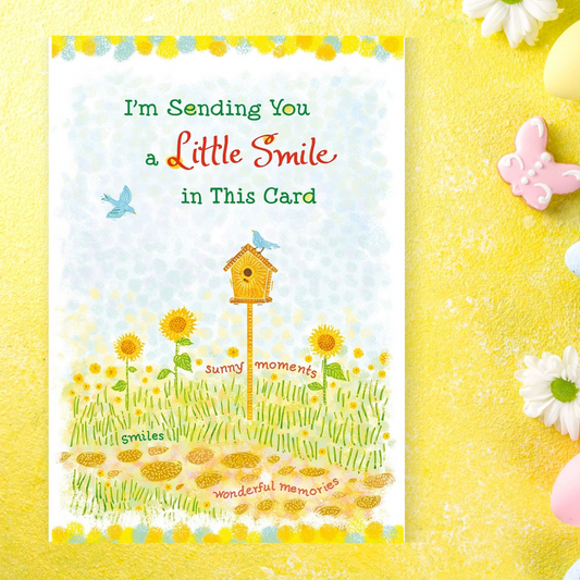 Sending A Smile Card - 3-Fold Blue Mountain Arts