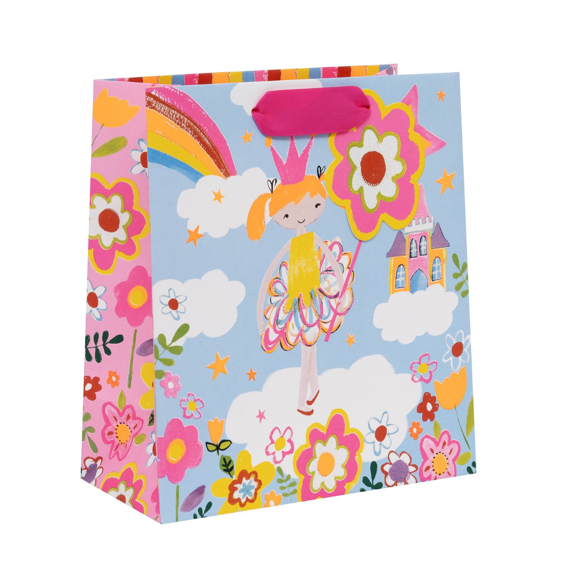 Gift Bag Medium - Baby Pink Elephants