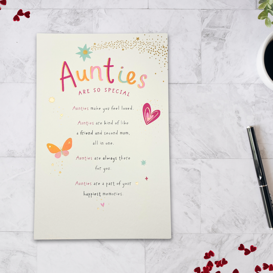 Auntie Birthday Card - Aunties Are So Special