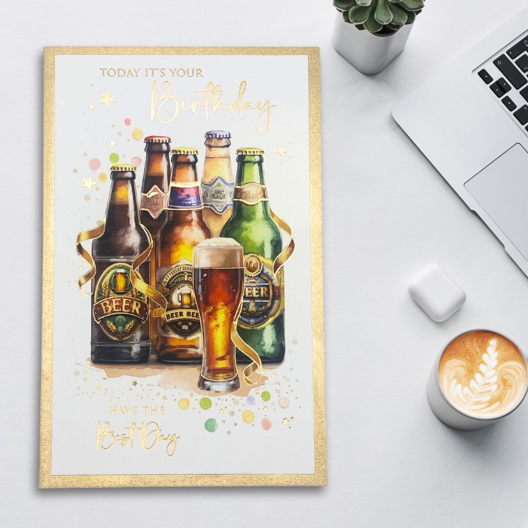 Birthday Bliss Birthday Card - Beers