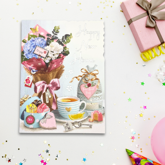 New Home Card - Velvet Tea & Cake