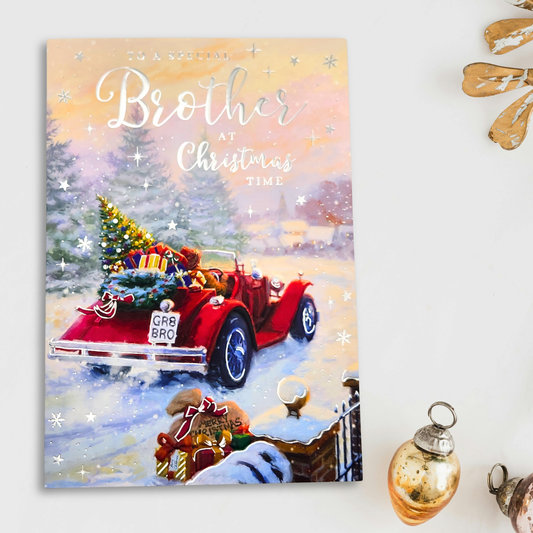 Brother Christmas Card - Driving Home For Christmas