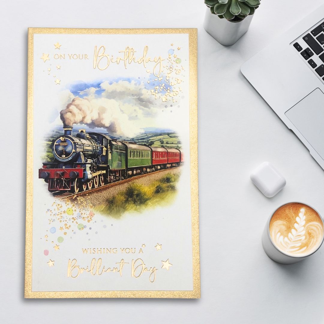 Birthday Bliss Birthday Card - Train