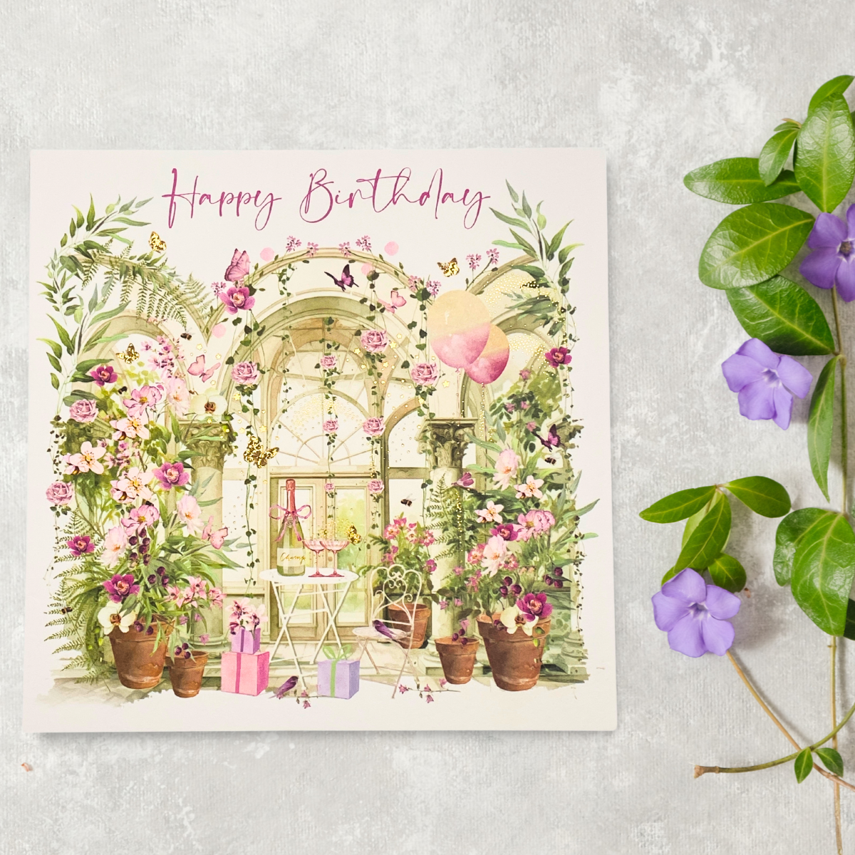 Pizazz Birthday Card - Glass House Drinks