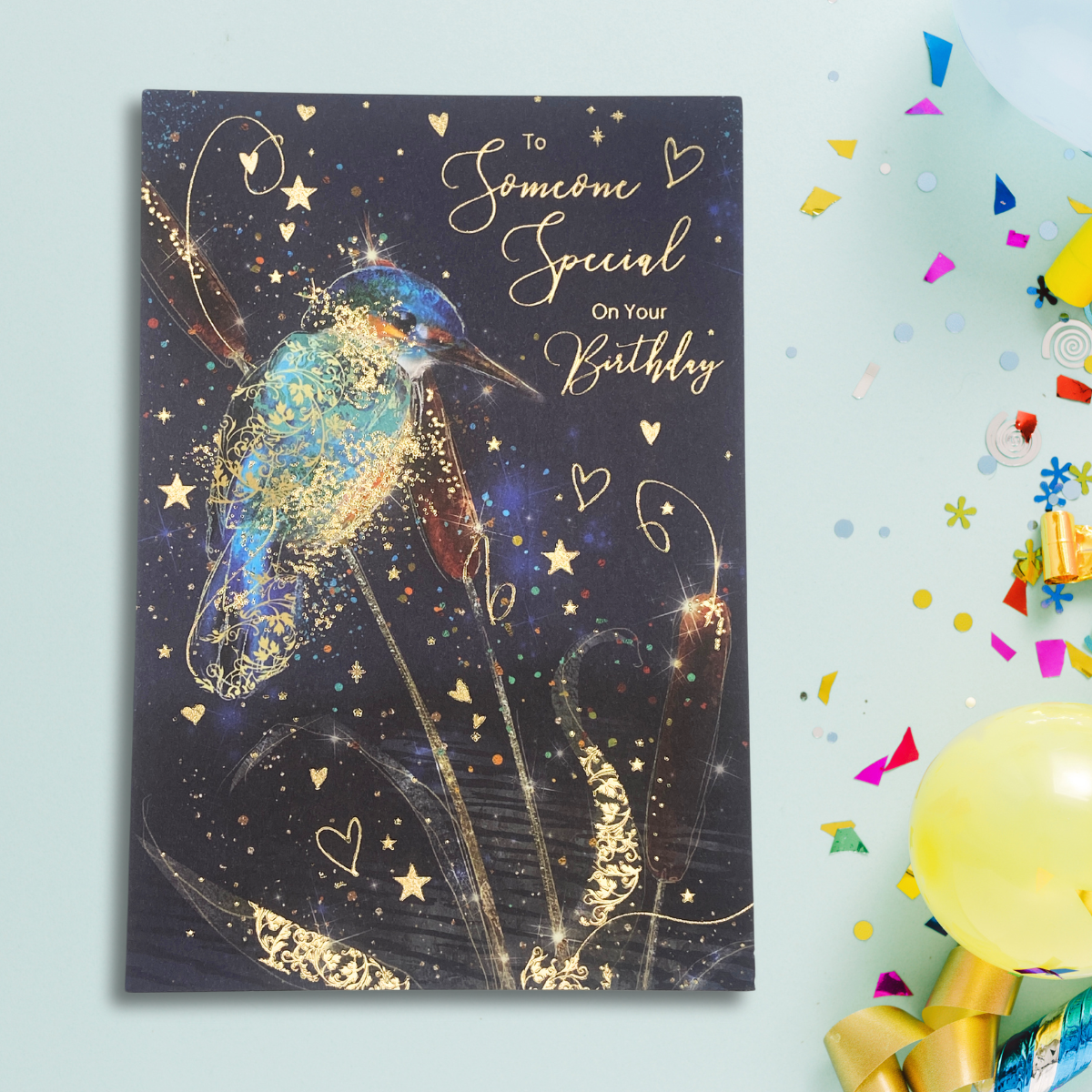 Someone Special Birthday Card - Grayson Kingfisher