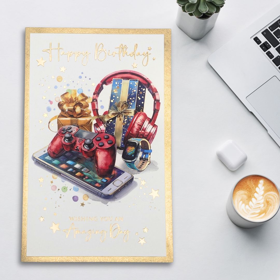 Birthday Bliss Birthday Card - Gamer