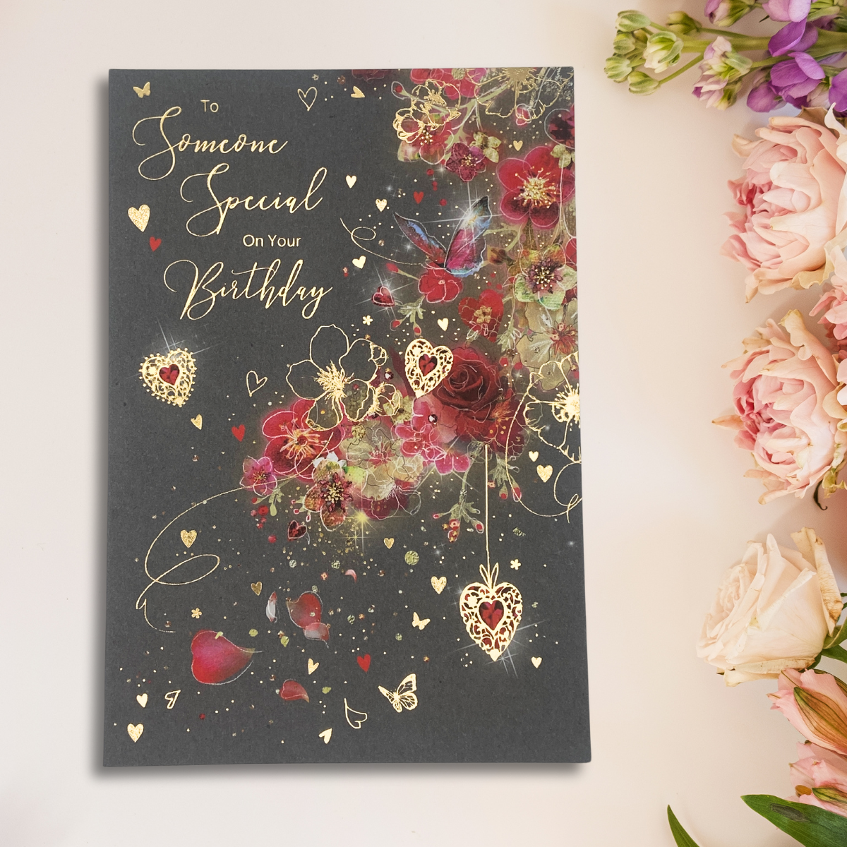 Someone Special Birthday Card - Grace Pretty Florals