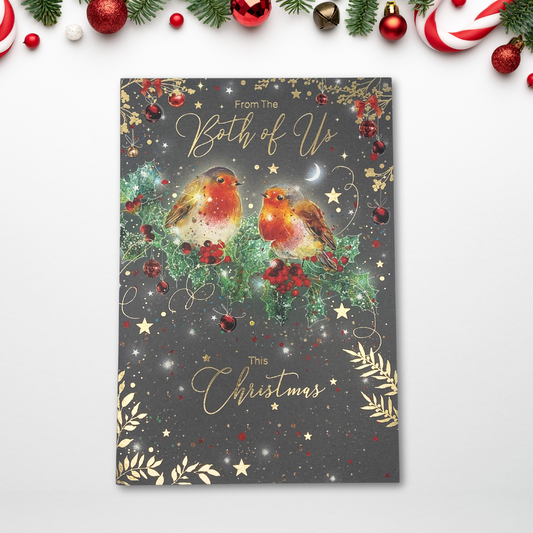 From Both Of Us Christmas Card - Grace Robins & Holly