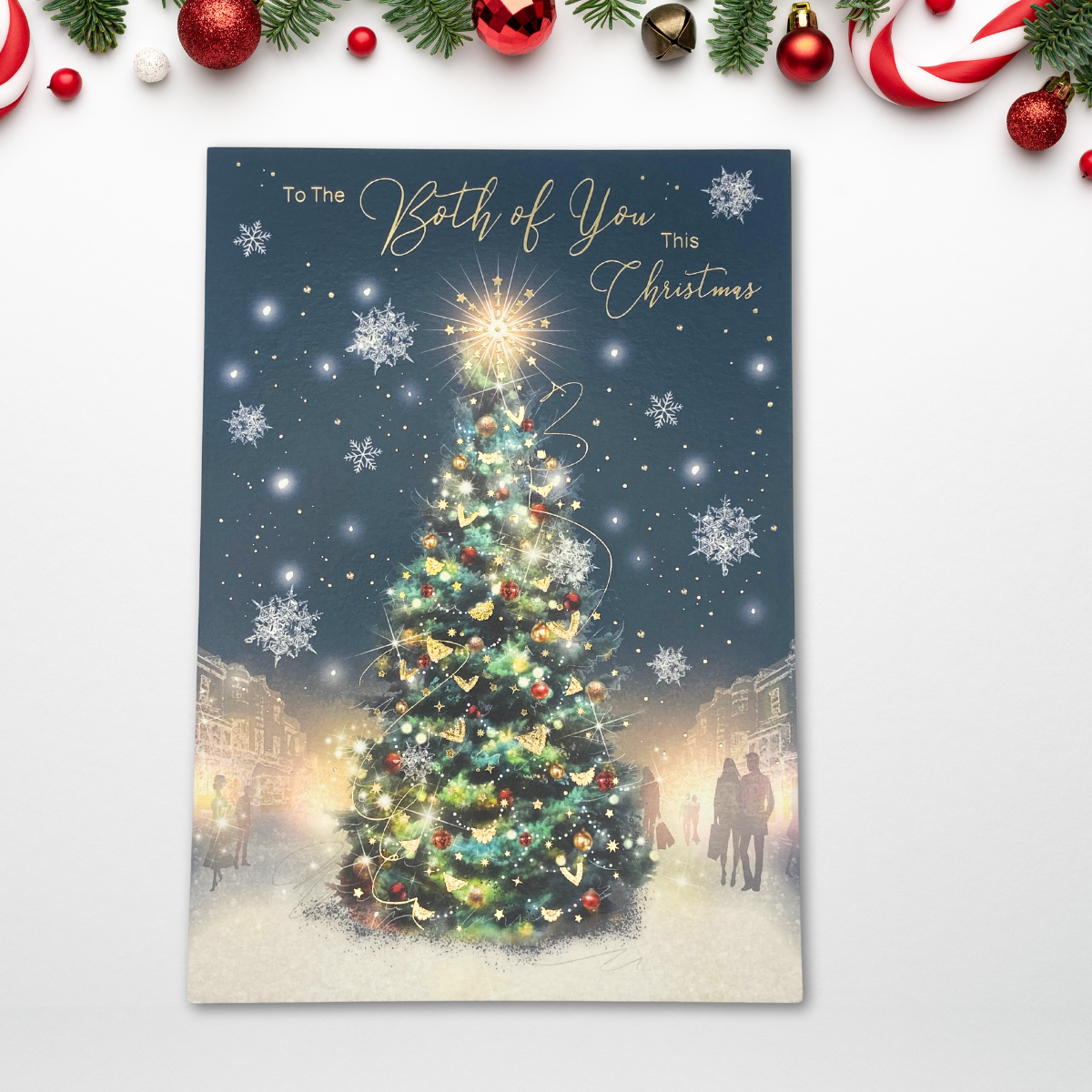 Both Of You Christmas Card - Large Grace Christmas Tree