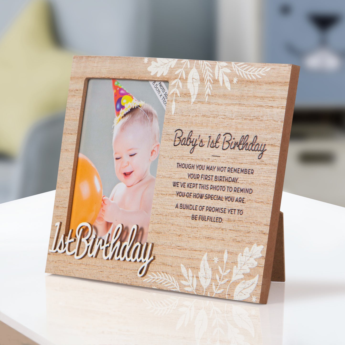 Personalised Kids Picture Frame - 1st Birthday