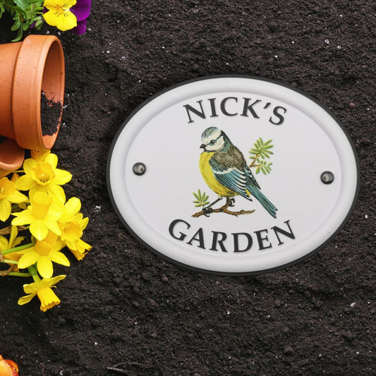 British Birds Decorative Garden Sign - Nick