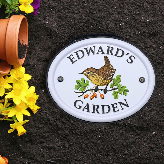 British Birds Decorative Garden Sign - Edward