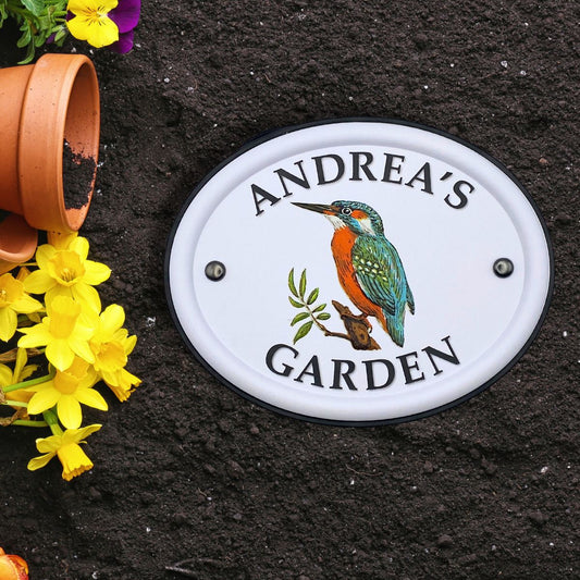 British Birds Decorative Garden Sign - Andrea