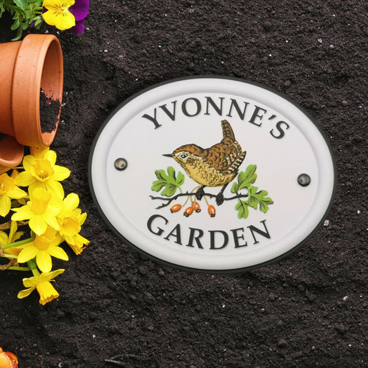 British Birds Decorative Garden Sign - Yvonne