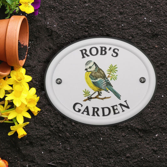 British Birds Decorative Garden Sign - Rob