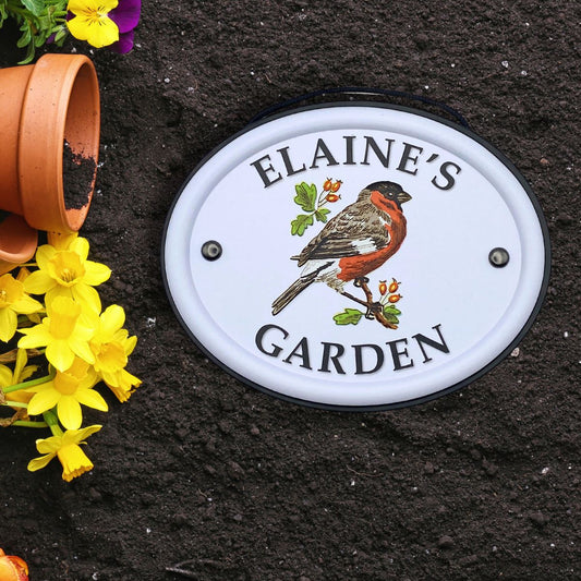 British Birds Decorative Garden Sign - Elaine