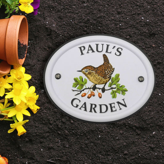British Birds Decorative Garden Sign - Paul