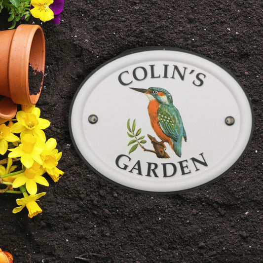 British Birds Decorative Garden Sign - Colin