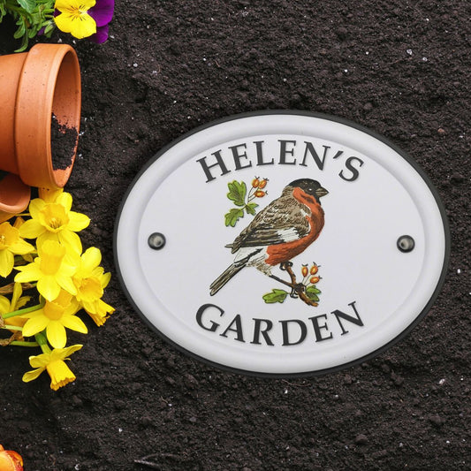 British Birds Decorative Garden Sign - Helen