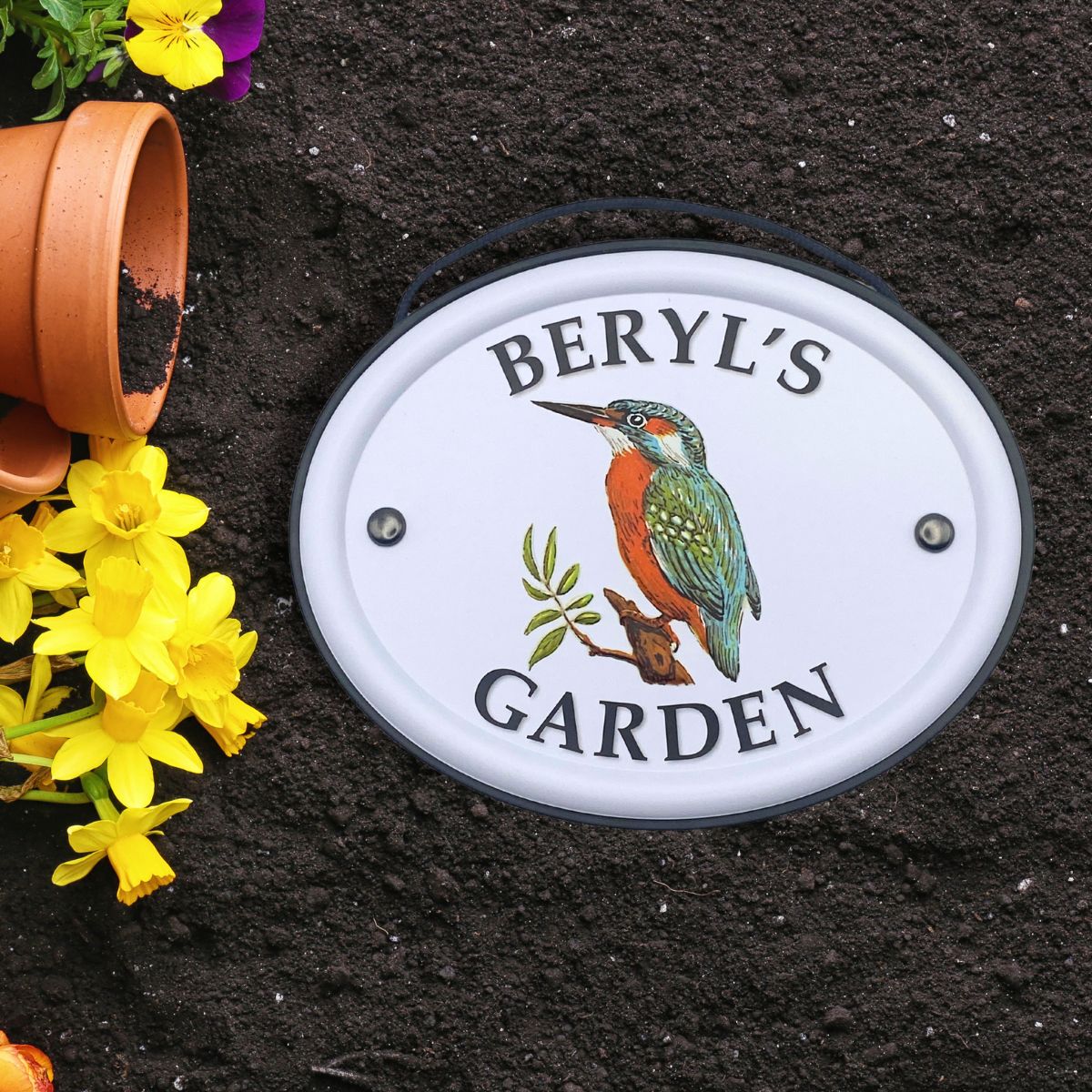 British Birds Decorative Garden Sign - Beryl