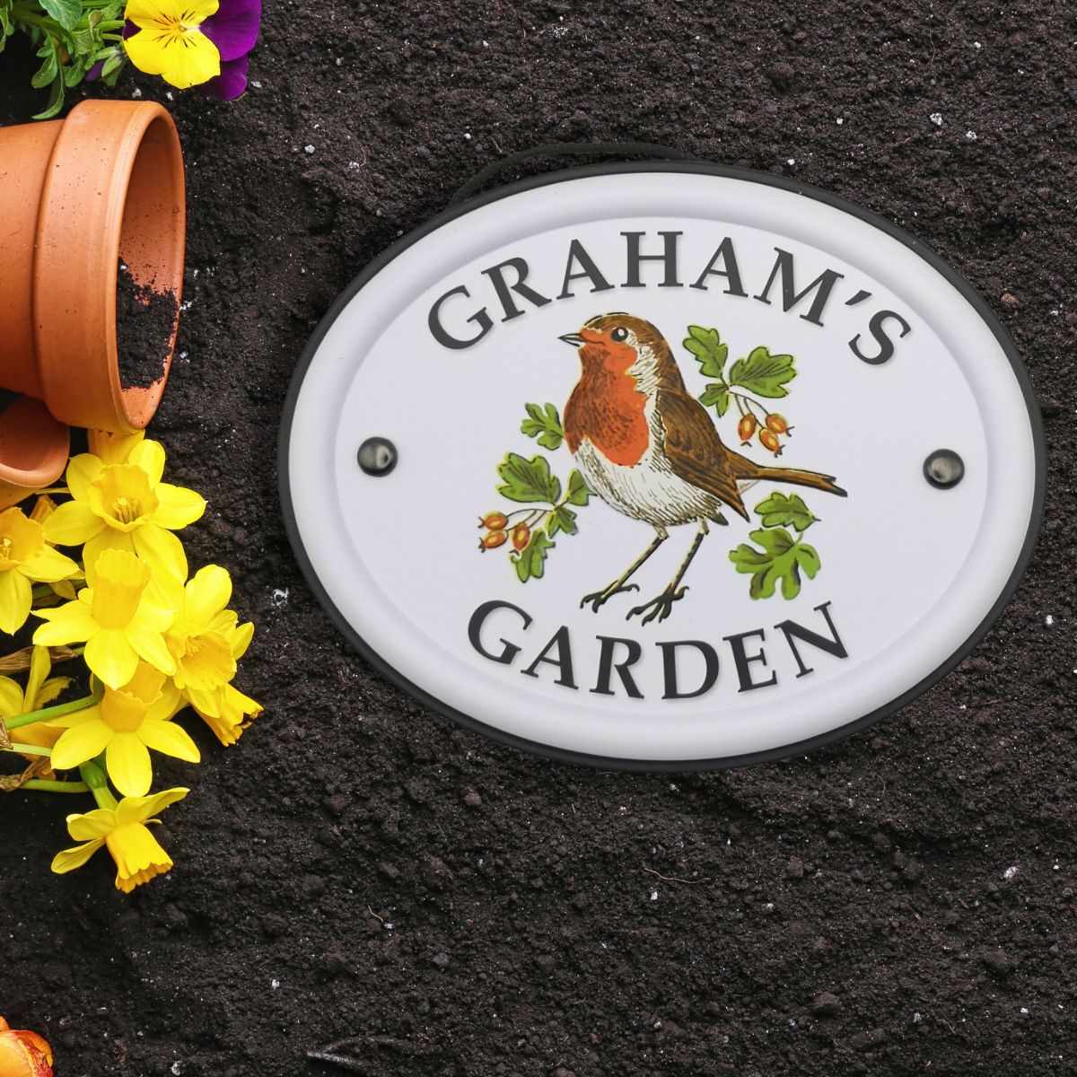 British Birds Decorative Garden Sign - Graham