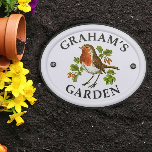 British Birds Decorative Garden Sign - Graham