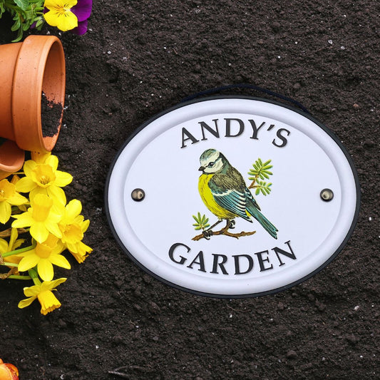 British Birds Decorative Garden Sign - Andy
