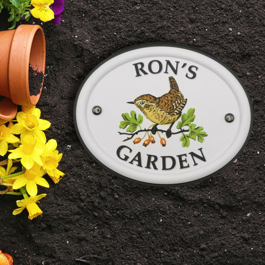 British Birds Decorative Garden Sign - Ron