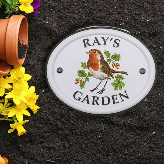 British Birds Decorative Garden Sign - Ray