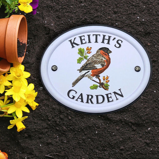 British Birds Decorative Garden Sign - Keith