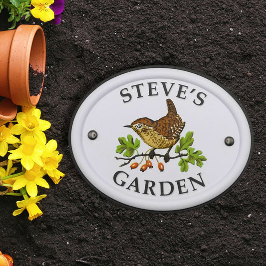 British Birds Decorative Garden Sign - Steve