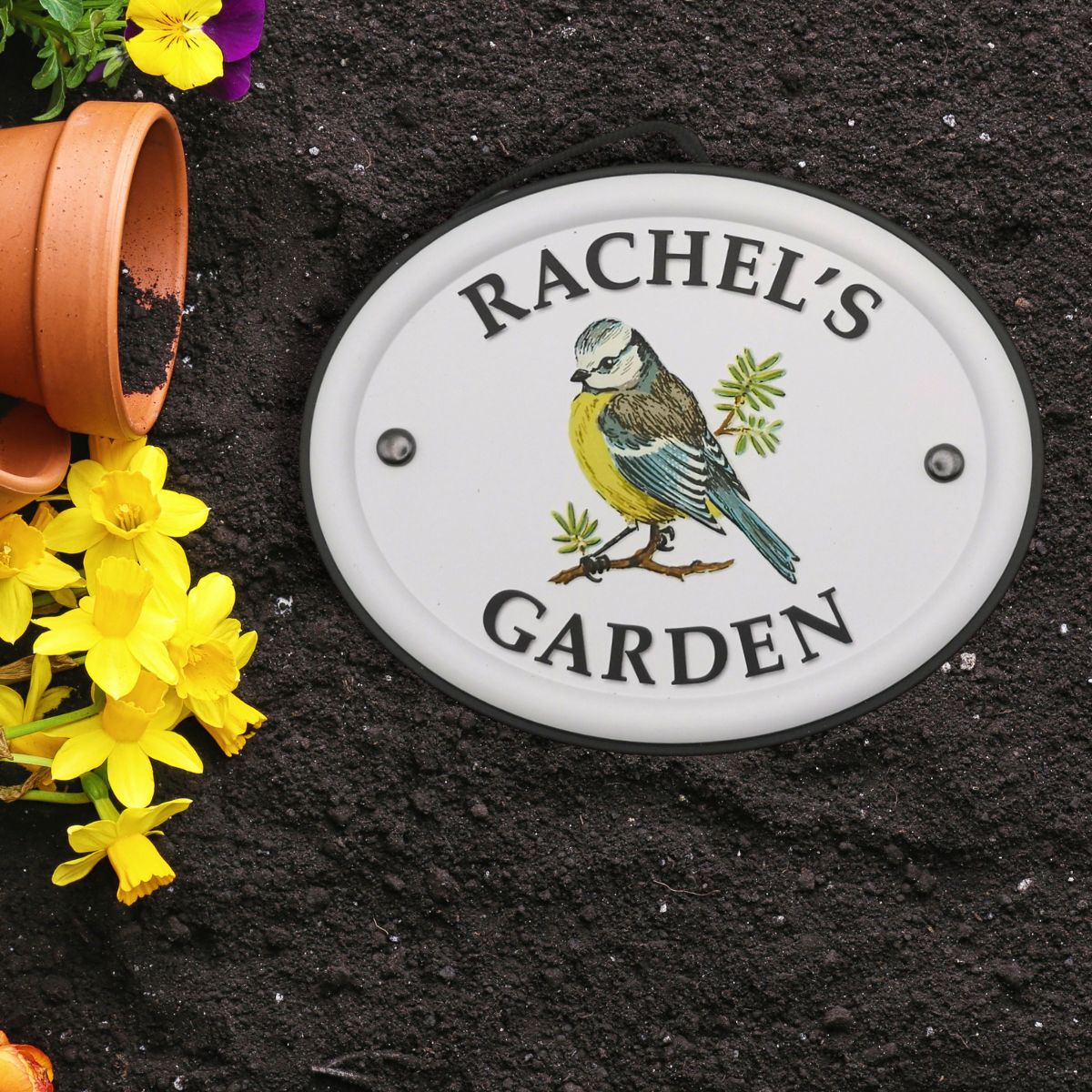 British Birds Decorative Garden Sign - Rachel