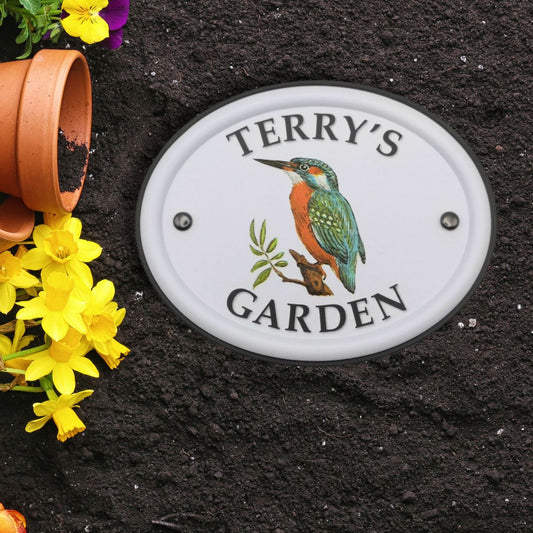 British Birds Decorative Garden Sign - Terry
