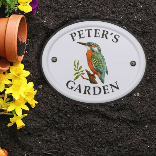 British Birds Decorative Garden Sign - Peter