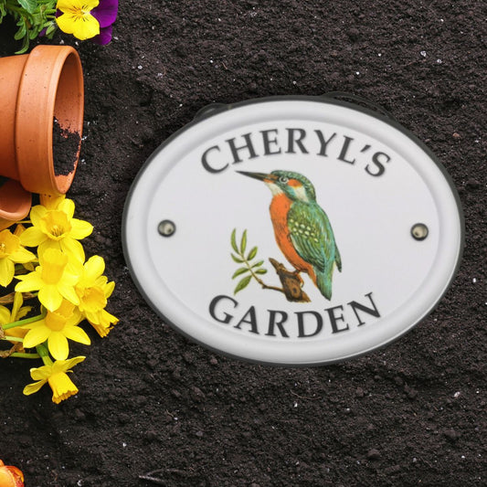 British Birds Decorative Garden Sign - Cheryl