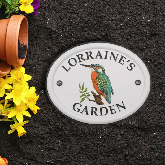 British Birds Decorative Garden Sign - Lorraine