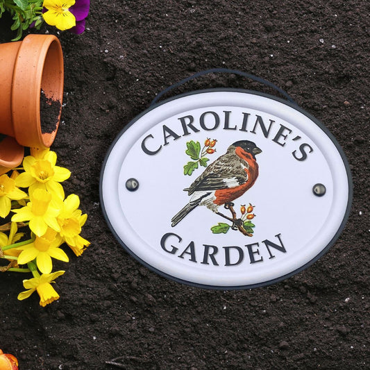 British Birds Decorative Garden Sign - Caroline