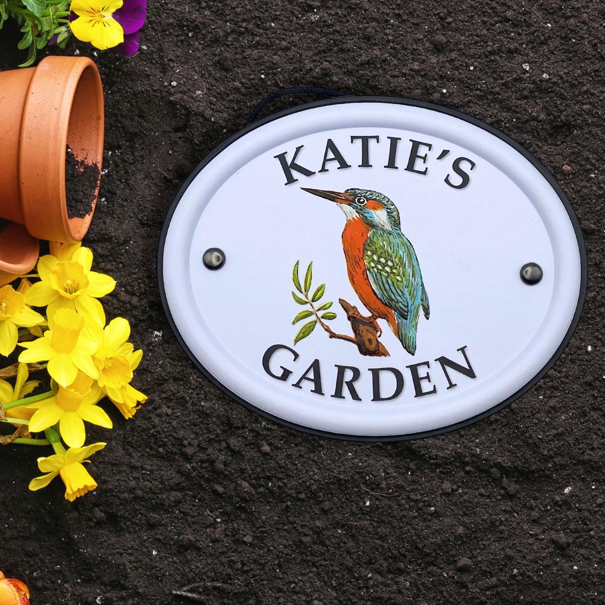 British Birds Decorative Garden Sign - Katie