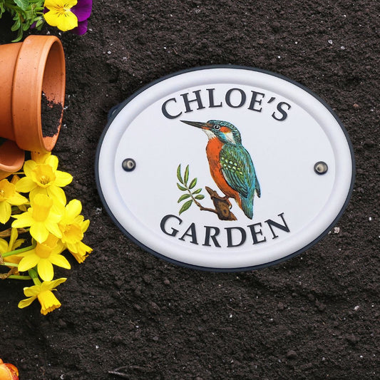 British Birds Decorative Garden Sign - Chloe