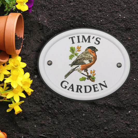 British Birds Decorative Garden Sign - Tim