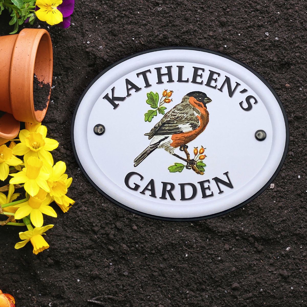 British Birds Decorative Garden Sign - Kathleen