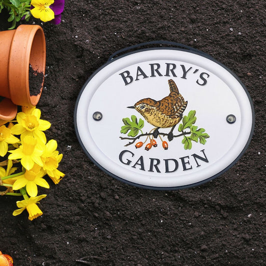 British Birds Decorative Garden Sign - Barry