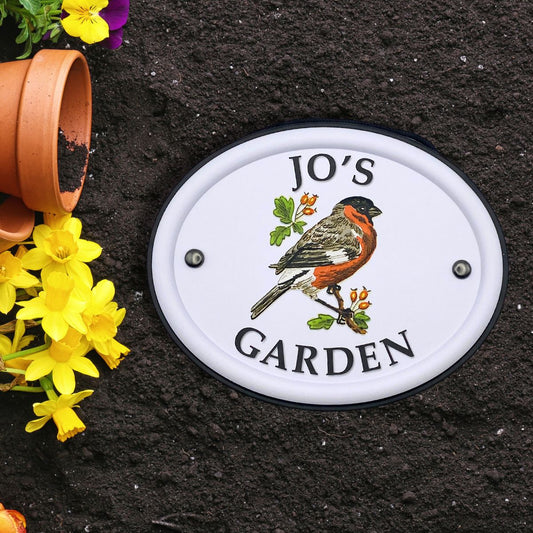 British Birds Decorative Garden Sign - Jo